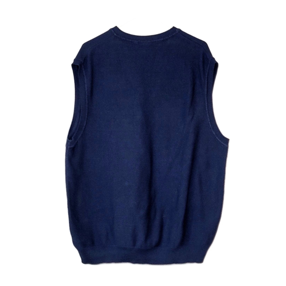 Greg Norman Blue Golf Sweater Vest Desert Springs Sleeveless Pullover Size L - Picture 2 of 7